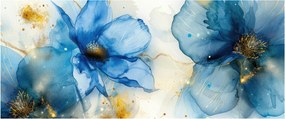 Tablou - Floral, pictură cu cerneală (120x50 cm)
