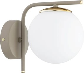 Brilagi - Aplică de perete MILO ECRU 1xE27/60W/230V bej/auriu