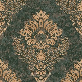 Tapet baroc verde Metropolitan