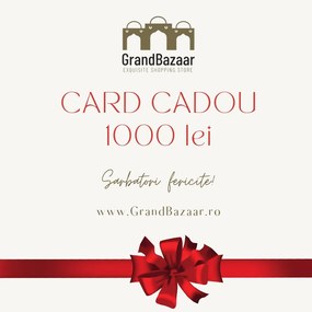 Card cadou in valoare de 1000lei - se aplica pentru toate produsele