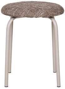 Scaun Asmara, amestec maro 43x43 cm