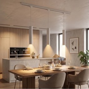 Philips - Lustru suspendat pe cablu pentru sistem de șină EASYLINK, 3xGU10/7W/230V, 1 m, alb
