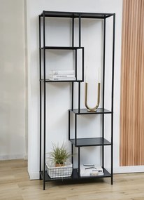 Etajeră, neagră, BILOTE TIP 3