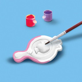 Set creativ de copii cu mulaj si pictura - 3 panze de pictat printese