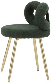 Mauro Ferretti Scaun Mini Ilary Verde Cm Ø 40X67 (Inaltime Sezut Cm 46) | Aosom Romania