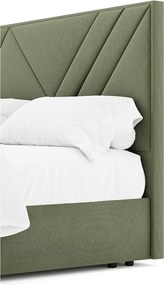 Pat Actona Tapitat cu Saltea 120/140/160/180x200cm - 120x200