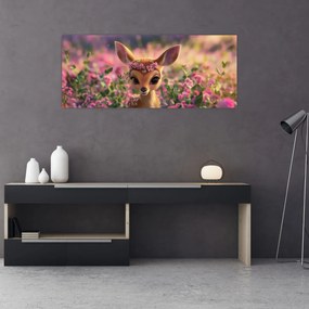 Tablou - Căprioară Drăgălașă (120x50 cm)