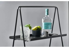 Etajeră cu structură din inox Zone A-Table, negru