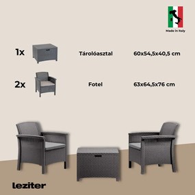 Venus Balcony set mobilier de grădină grafit