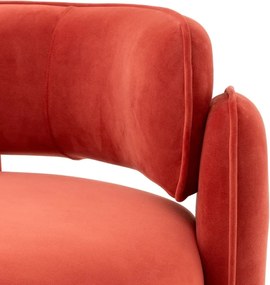 Scaun modern design LUX Chaplin, Savona orange