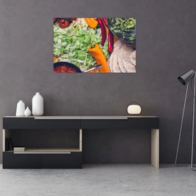 Tablou cu legume (90x60 cm)