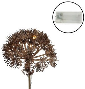 Ramura decorativa cu LED HERACLEUM 70 cm, bronz