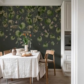 Fototapet, Dangling Ivy, Dark, Rebel Walls