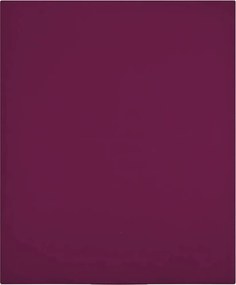 vidaXL Cearșaf de pat cu elastic, bordo, 90x200 cm, bumbac