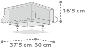 Plafonieră pentru copii TRAIN 2xE27/60W/230V Dalber 63536