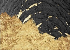Tablou pe sticlă - Structura de aur N⁰1 (70x50 cm)