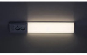 Corp de iluminat LED cu prize pentru corpuri de bucătărie Rabalux 78040 BATH 2E LED/10W/230V 4000K 50 cm alb