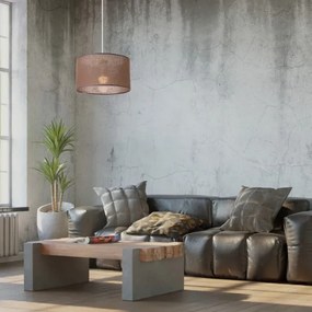 Lustră pe cablu SIRJA 1xE27/60W/230V maro