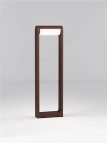 Stalp exterior LED 3000K IP65 Rox corten, H-60cm