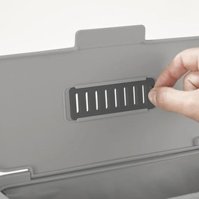 Recipient pentru deșeuri compostabile gri 4 l Duo – Joseph Joseph