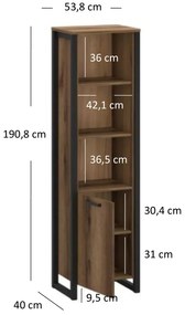 Raft Marni (Stejar delano închis). 1053041