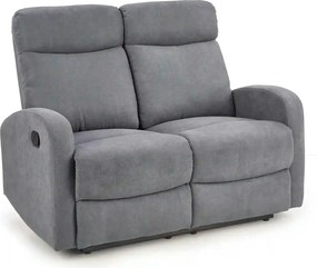 Canapea pliabila OSLO 2S, gri, stofa, 128x95/158x100 cm