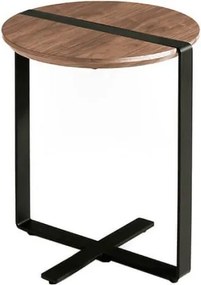 Masuta laterala eleganta design LUX Walnut AC 2054-MH1903B-NOGAL