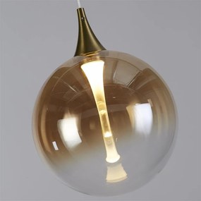 Lustra cu 8 pendule LED design modern minimalist Alchemy