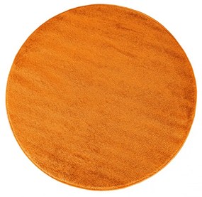 Covor rotund portocaliu Lăţime: 100 cm | Lungime: 100 cm
