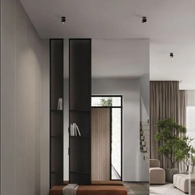 Spot incastrabil LED 3000K aluminiu negru NOTIC