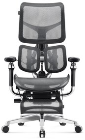 Scaun de birou ergonomic BRAVE V-Kinetic: negru