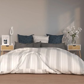 326806 vidaXL Noptiere, 2 buc, alb/stejar sonoma, 40x40x56 cm, lemn prelucrat