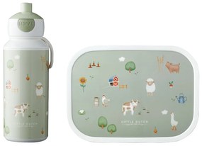 Cutie de gustări pentru copii cu sticlă Little farm – Mepal