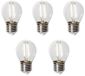 Set 5 becuri E27 LED lamp P45 Sensor LUX 3W 250 lm 3000K