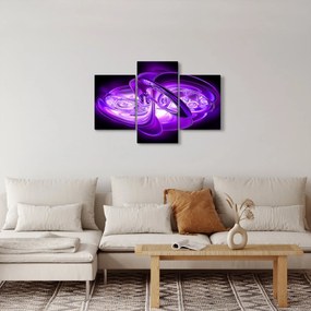 Tabloul fractalilor în violet (90x60 cm)