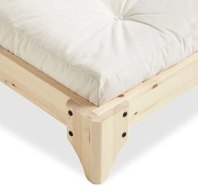Pat din lemn de pin Karup Design Elan, 160 x 200 cm, natural
