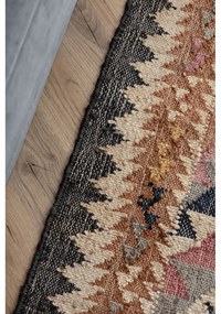 Covor gri țesut manual din iută 200x300 cm Roya Parsa – Elle Decoration