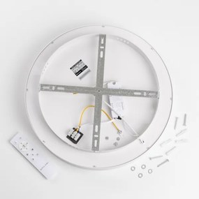 Brilagi - Plafonieră LED FALCON II, dimabilă, 67W, 230V, Ø 40 cm, albă + telecomandă