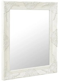 Oglinda de perete in stil baroc, alb, 50 x 60 cm 1, Alb, 50 x 60 cm