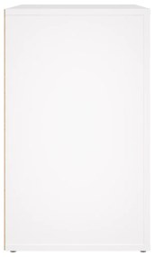 Noptiera, alb, 50x36x60 cm, lemn compozit 1, Alb