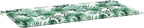 vidaXL Pat de scaun Model cu frunze 100 x 50 x 3 cm Material Oxford