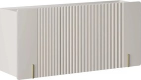 Comodă suspendată Malmi 150 cm cu 3 uși - cașmir / auriu