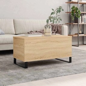 vidaXL Măsuță de cafea, stejar sonoma, 90x44,5x45 cm, lemn compozit