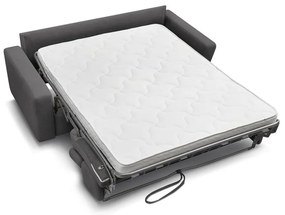 Canapea gri închis extensibilă 195 cm Monaco – Bobochic Paris