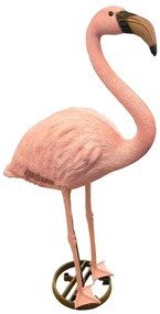 Ubbink Ornament de iaz de gradina flamingo, plastic