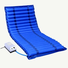 Saltea antiescara cu compresor si presiune alternativa ORTO 91, 200x90 cm, Albastru