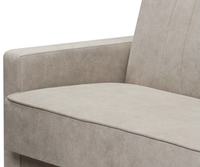 Canapea extensibilă Wars - bej welwet Cloud 03 / picioare wenge