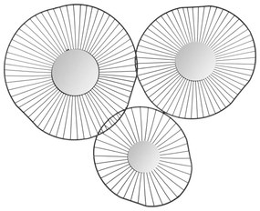 Oglinda decorativa WIRED, 65 x 50 cm, compozitie din 3 oglinzi