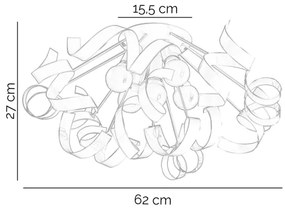 Plafonieră ONLI ZOE 5xE14/6W/230V alb