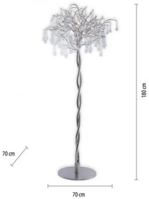 Lampadar Paul Neuhaus 232-55 ICICLE 5xG9/40W/230V crom